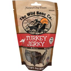 The Wild Bone Company Turkey Jerky Natural Dog Treat