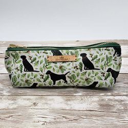 Samantha Hall Designs Pencil Case - Black Labrador