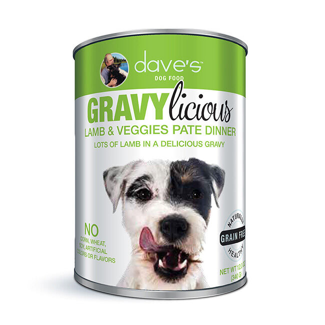 Dave's Gravylicious Lamb & Veggies Pate Dog Food image number null