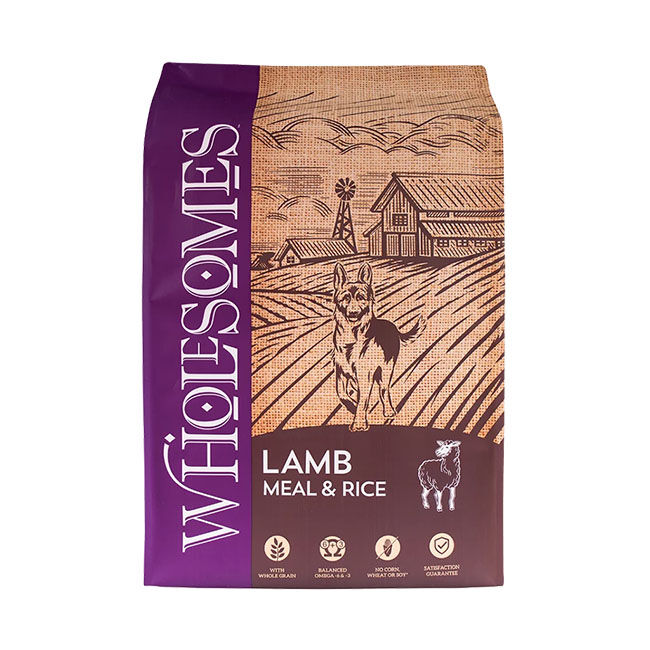 Wholesomes Dog Food - Lamb Meal & Rice Recipe image number null