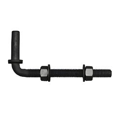 Snug Cottage Hardware 8" Threaded Adjustable Gate Pin - Black