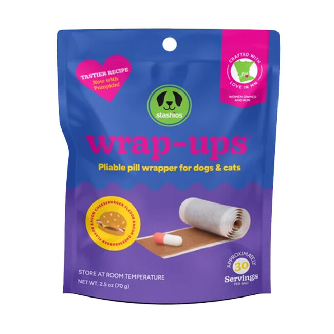 Stashios Wrap-Ups Pill Wrapper - Bacon Cheeseburger - 20 oz image number null