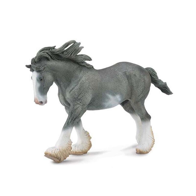 CollectA by Breyer Black Sabino Clydesdale  image number null