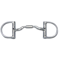 Myler Dee without Hooks Low Port Comfort Snaffle MB 04