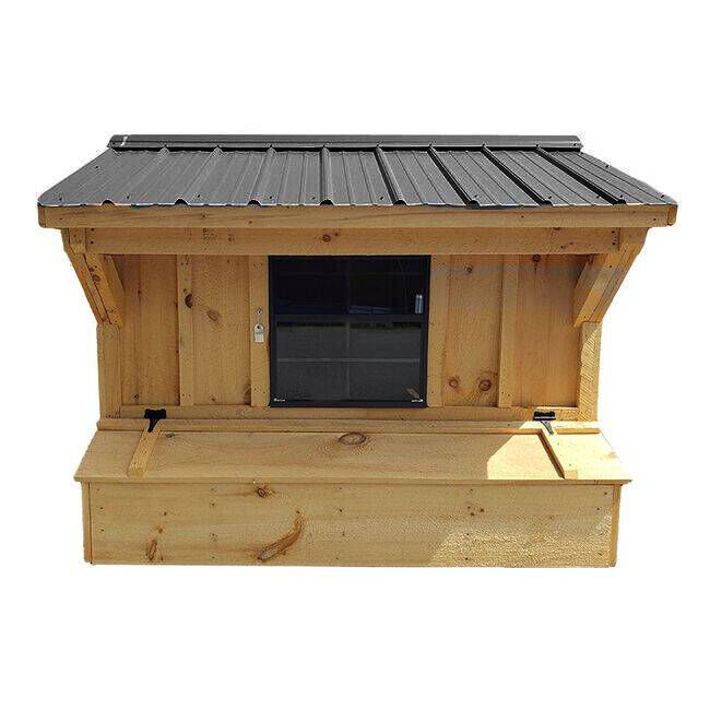 NV Farms 5' x 7' Chicken Coop with Black Roof image number null