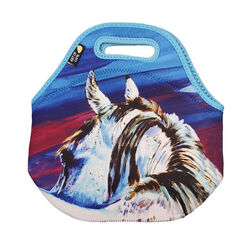 Art of Riding Lunch Tote - Rear View