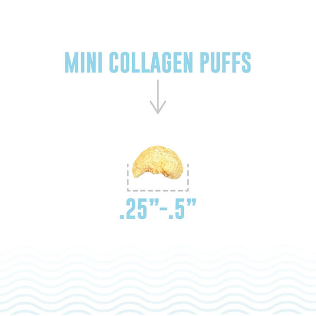 Icelandic+ Collagen Puffs Crunchy Protein Bites for Cats - Baked Beef Collagen with Cod Skin - 0.5 oz image number null