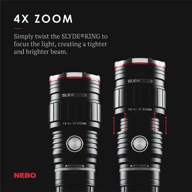 NEBO Slyde King Rechargeable 2-in-1 Work Light and Flashlight image number null