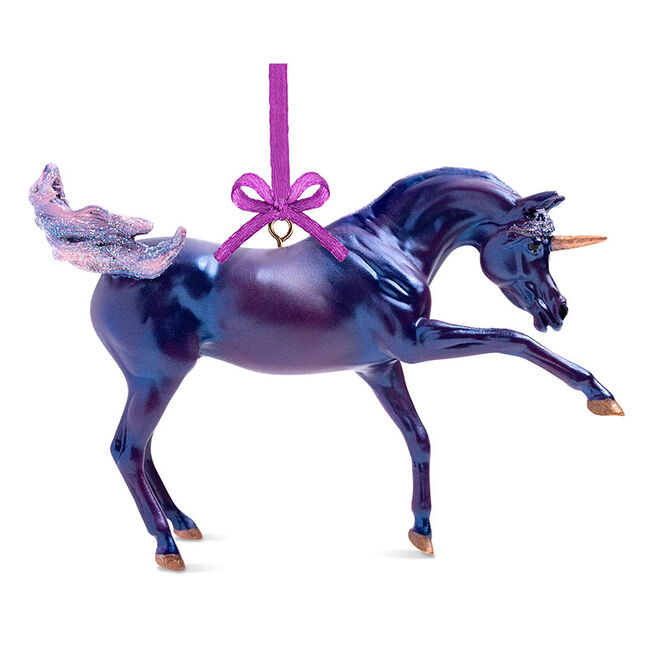 Breyer 2022 Holiday Unicorn Ornament - Tyrian image number null