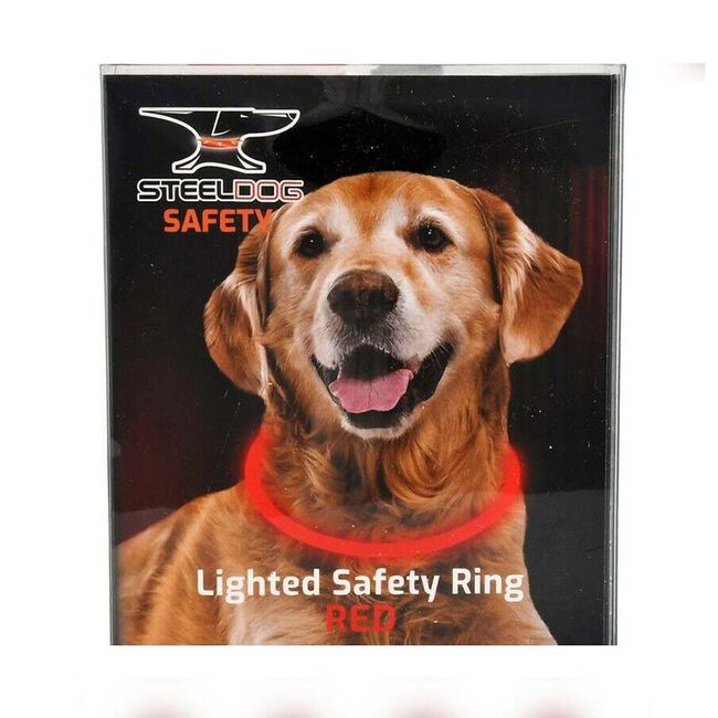 Steel Dog Safety Lighted Silicone Safety Ring image number null