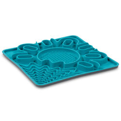 Messy Mutts 9.5" Framed Spill-Resistant Silicone Multi-Surface Lick Mat - Closeout