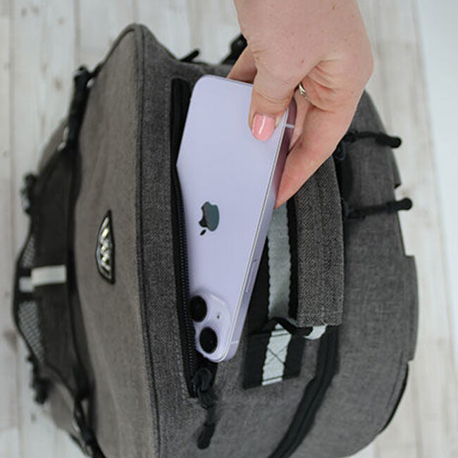 Woof Wear Rider's Backpack - Black/Gray image number null