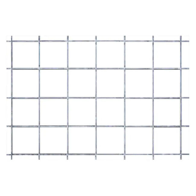 Tarter 4' x 16' Silver Steel Containment Fence Panel image number null