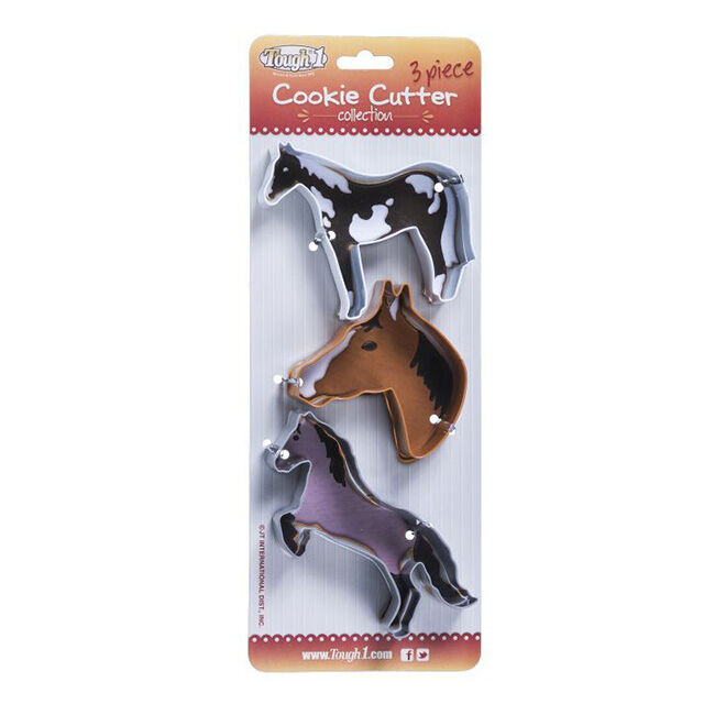 Tough1 3-Piece Cookie Cutter Collection - Horses image number null
