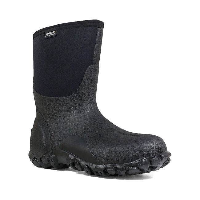 BOGS Men's Classic Mid Insulated Waterproof Boots - Black image number null