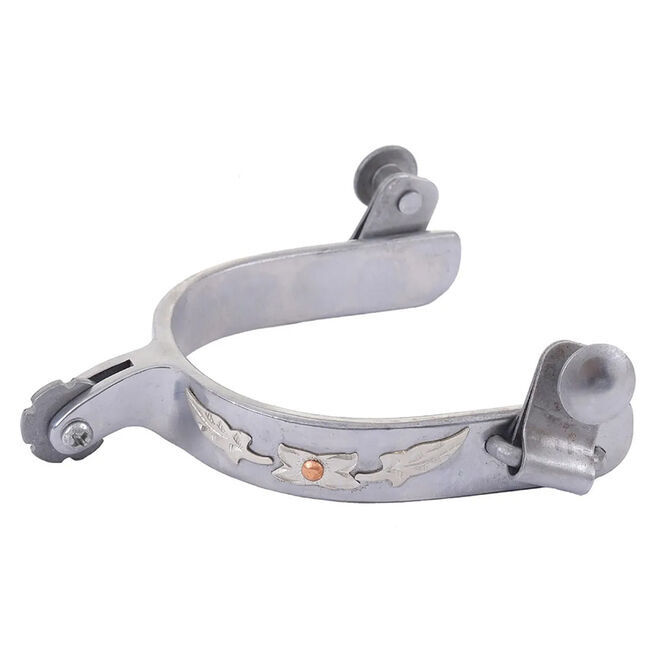 Reinsman Diamond R Men's Roping Training Spurs image number null