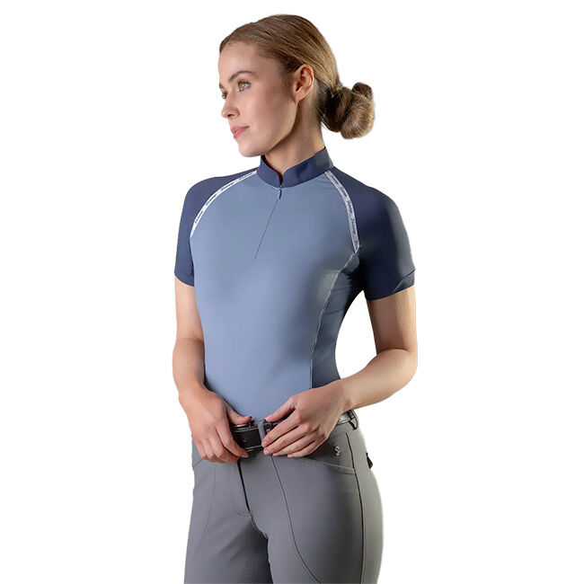 Tredstep Women's LA Sport Short Sleeve Shirt - Tonal Blues image number null