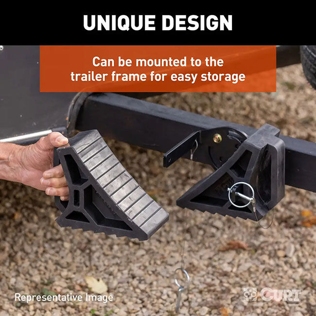 CURT HD Wheel Chock image number null
