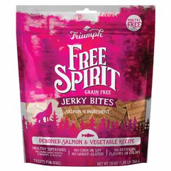 Triumph Free Spirit Grain-Free Salmon & Vegetable Recipe Jerky Bites for Dogs
