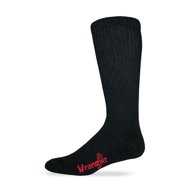 Wrangler Men's Non-Binding Cotton Boot Socks image number null