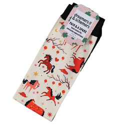 Dreamers & Schemers Boot Socks - Pair and a Spare - Year of the Horse