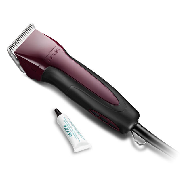 Andis Excel 5-Speed+ Detachable Blade Clipper - Burgundy image number null