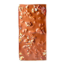 Jouvay Chocolate Bar - Milk Chocolate with Roasted Pecans - 85 g