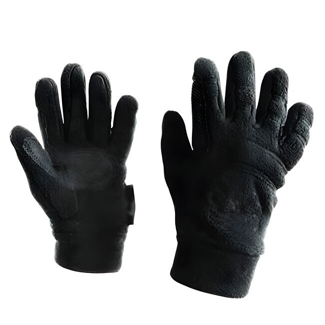 Dublin Pimple Grip Polar Fleece Riding Gloves - Black image number null