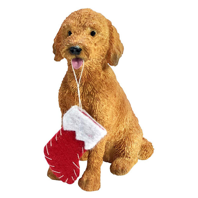 Sandicast Christmas Ornament - Goldendoodle image number null