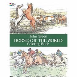 Horses of the World Coloring Book