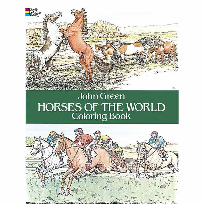 Horses of the World Coloring Book image number null