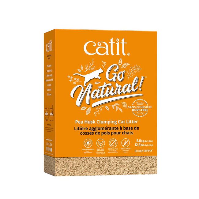 Catit Go Natural Pea Husk Clumping Cat Litter image number null
