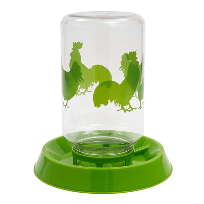Lixit Chicken Feeder or Waterer with Reversible Base - 128 oz image number null