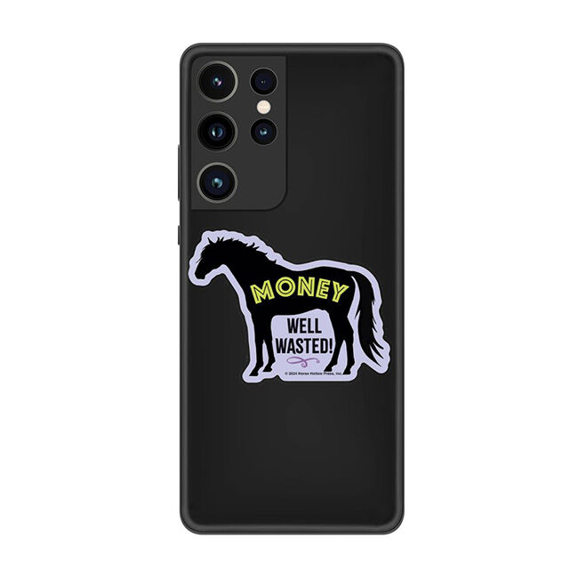 Horse Hollow Press Die-Cut Sticker - Money Well Wasted image number null