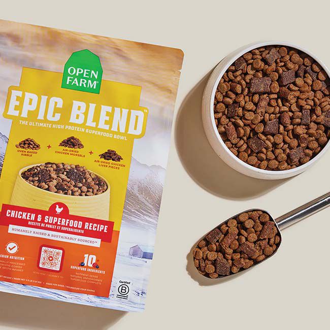 Open Farm Epic Blend High Protein Dog Food - Chicken & Superfood Recipe image number null