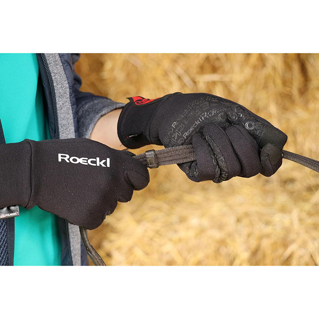 Roeckl Weldon Winter Fleece Gloves - Black image number null