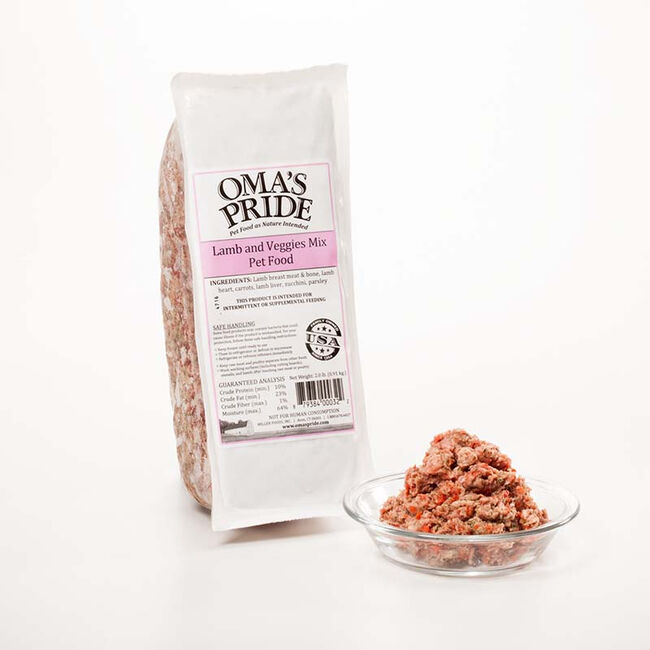 Oma's Pride Lamb & Veggie Mix 2 lb  image number null