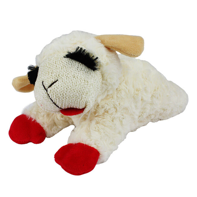 Lamb Chop Stuffed Dog Toy image number null
