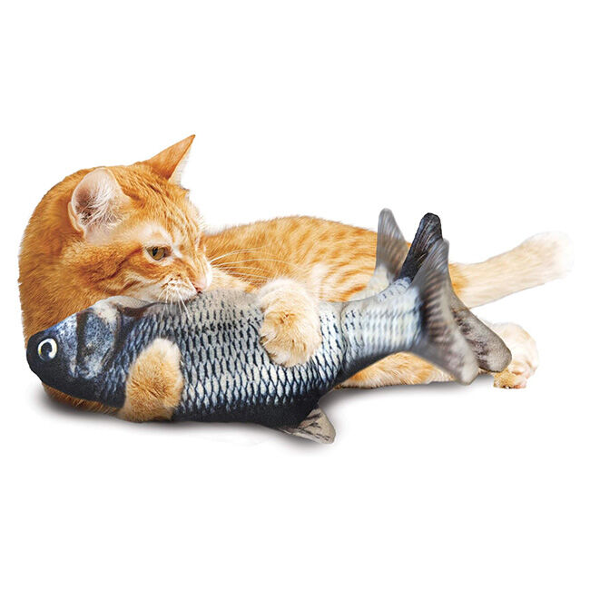 Spot Flippin Fish Cat Toy image number null