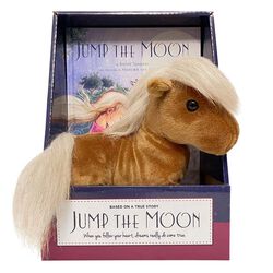 Jump the Moon Book & Pony Set - Chestnut