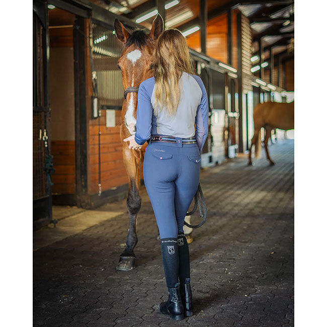 Tredstep Women's Trace Knee Patch Breeches - Navy image number null