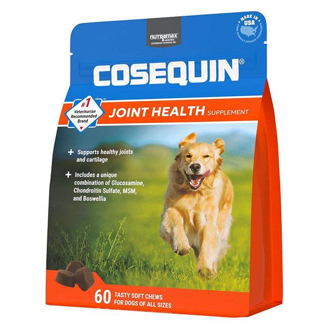 Cosequin DS Maximum Strength Plus MSM and Boswellia Soft Chews for Dogs - 60ct image number null