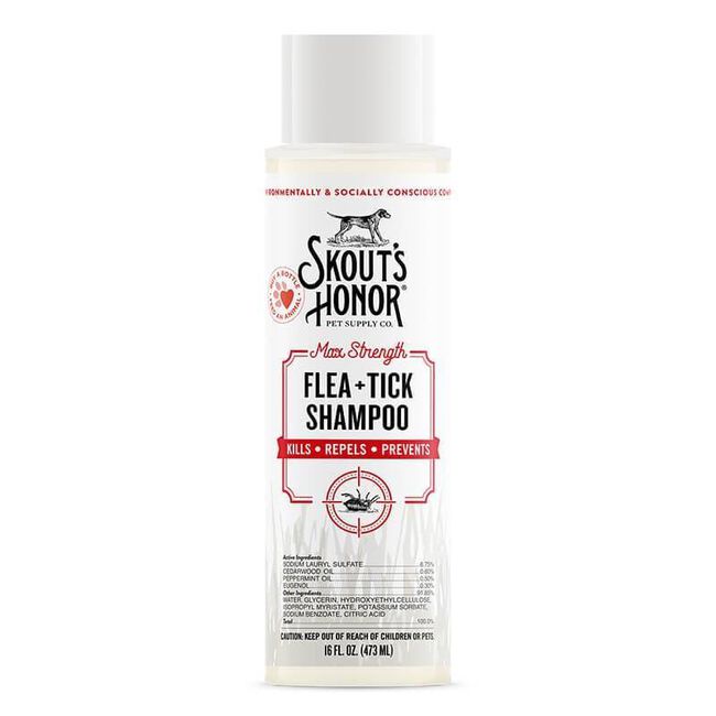 Skout's Honor Flea & Tick Shampoo for Dogs - 16 oz image number null