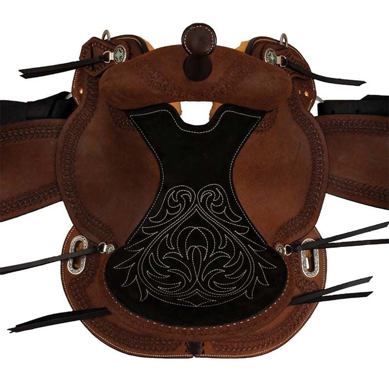 Circle Y Cloverleaf Barrel Saddle - Thumbnail 3