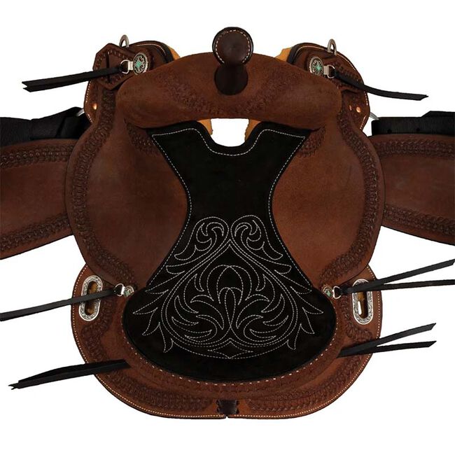 Circle Y Cloverleaf Barrel Saddle image number null