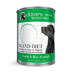 Dave's Pet Food Restricted Diet Dog Food - Bland Diet - Lamb & Rice Formula - 13.2 oz