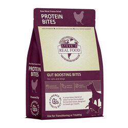 Steve's Real Food Raw Freeze-Dried Protein Bites Probiotic Dog & Cat Treats - Chicken Recipe