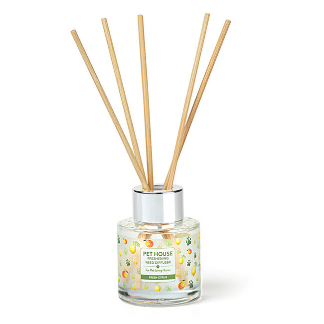 Pet House Candle Reed Diffuser - Fresh Citrus image number null