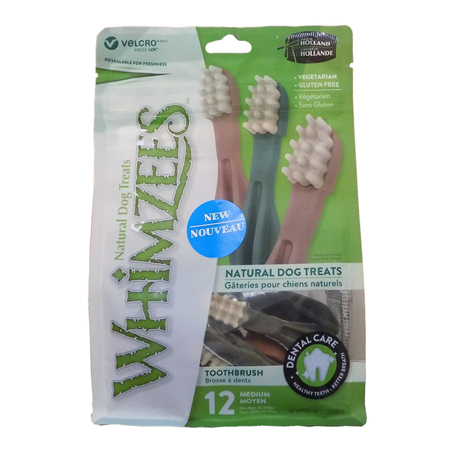 Whimzees Toothbrush Dental Dog Treats