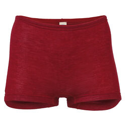 Engel Women's Wool/Silk Blend Shorts - Red